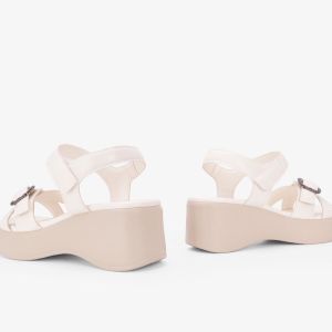 HCM - Sandal Đế Xuồng Hạnh Dung Quai Đan Chéo Khóa HD11171AV