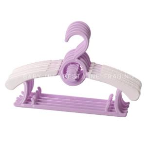 Hanger Baby 1Set=5Pcs Kids Extendable Adjustable Anti-skid Adult Hanger Baby Clothes Hanging Plastic Telescopic Rack Stackable儿童可伸缩可调节防滑衣架