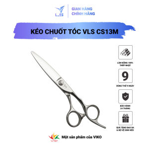 Kéo chuốt tóc VLS lưỡi cong một lưỡi sắc offset vênh đỡ ngón cố định CS13M
