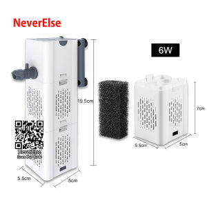 Bộ bơm lọc bể cá bể cá Bộ lọc nước bơm bể cá máy bơm nước lọc hồ cá bộ lọc có kèm bơm hồ cá 6W 15W 25W 30W bơm Bộ lọc nước bể cá bể cá Bộ lọc không khí oxy hồ cá Bộ lọc bơm bể cá bóng vi khuẩn bọt biển hộp tự làm