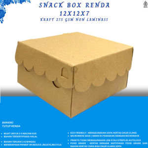 Dus Snack 12x12x7 Box Snack (BAR43K1-ISI 25 PCS)