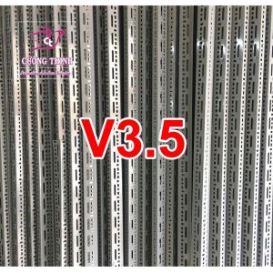 Thanh kệ sắt V Lỗ Đa Năng V3x5cm -dài 100cm.Dầy 1.6mm. Thép V lỗ đa năng. Sắt Lắp Ghép Kệ V Lỗ
