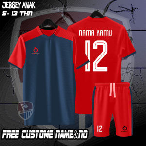 Baju Olahraga Anak laki Laki Perempuan Free Nama Dan Nomor