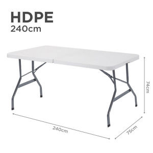 NEST HDPE Outdoor Folding Table 240CM Multifunctional Dining Table