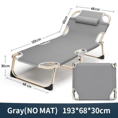 2026 Newest Folding Bed single Portable bed with foam For Adult Heavy Duty Sleeping Cots Bed Nap Bed Adjustable Outdoor Camping Folding bed Chair Sofa Bed Reclining Chairs with Mattress