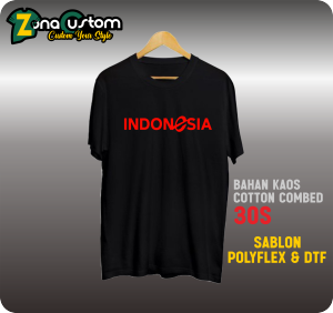 Baju Kaos Timnas Indonesia Baju Timnas Indonesia Dewasa Pria / Wanita