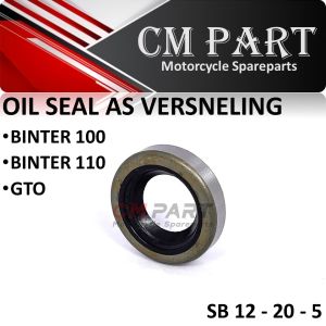 Oil Oli Seal Sil Operan As Versneling Persneling Kawasaki GTO Binter 100 Binter 110 / SB 12x20x5 / 12-20-5 /12 20 5