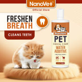 Nanovet® Dental Care Water Additive for Cat and Dog (500ml)