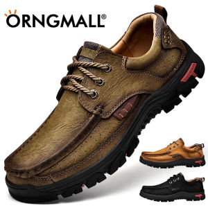 ORNGMALL Nam Thường Ngày giày mới Nam chất lượng cao giày 100% chính hãng Giày thường ngày bằng da không thấm nước da bò Giày công sở Lễ Phục Nam Giày có kích thước lớn 38-50