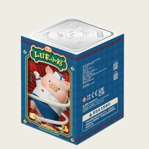 Toyzeroplus + Original Lulu Pig Lu’s Little Restaurant Series Lulu Pig Blind Box Toy Lu家小馆盲盒