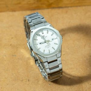 Đồng Hồ Nam Edific EFR S108D-7A Classic Mặt Mỏng Màu Trắng - Size 40mm