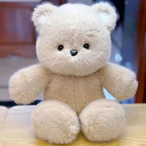 Patung Bear Plush Toy Doll Running Bear Cute Cartoon Dolls Ragdoll Doll Bear Plushie Pillow Birthday Gift For Kids