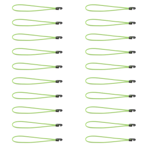 Multipurpose Elastics Straps 10cm Pack of 20 Rubber Hook for Tarpaulin Tensioning Banners Net Camping Accessories