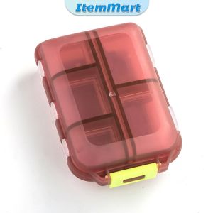 ItemMart Portable 10-compartments Medicine Box Travel Box Storage Case