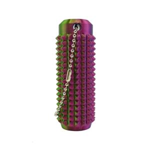 Spiky Keychain with Hard Tips Portable Spiky Key Holder Practical Key Accessories Suitable for Focusing Improvement