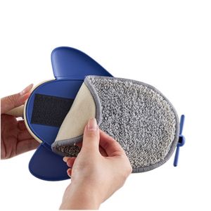 OKDEALS01 Detachable Mini Kids Mop Airplane Shape Soft Handle Baby Sweeping Mop Plaything Toy High Quality Replaceable Mop Cloth Pretend Housekeeping Tool Preschool Use