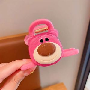 Children Cute Cartoon Hair Claw Clips Girls Lovely Strawberry Bear Dog Resin Hairpins Barrette Headwear Fashion Kids Hair Accessorie