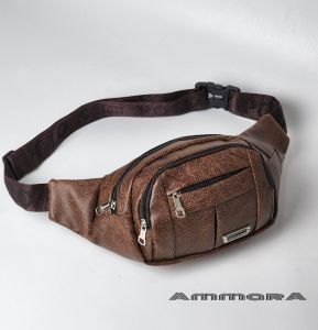 Tas Selempang Pria Polo Amstar Waistbag PU Leather
