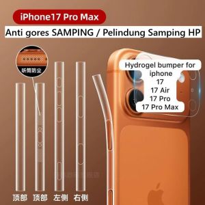 IPHONE 17 PRO MAX / 17 PRO / 17 AIR / 17 / 16 15 14 13 12 Promax Plus + 17 Hydrogel anti gores BEZEL Samping Side Body Protector - IPHONE 17 MATTE ANTI GORES IPHONE 17 16 PRO MAX AIR 16 PLUS ANTIGORES SAMPING BEZEL 4 SIZE BODY - MATTE IPHONE 17PRO