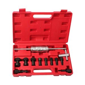 12Pcs Internal Bearing Puller Slide Hammer Kit Blind Hole Inner Bearing Extractor for Auto & Motorcycle Maintenance