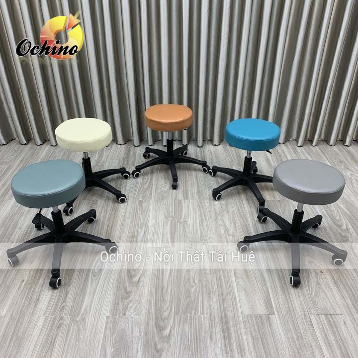 Ghế Spa phun Xăm Chân Bánh Xe Nhựa Đen Mẫu Tròn Trơn Bền Đẹp (Hàng Có ...