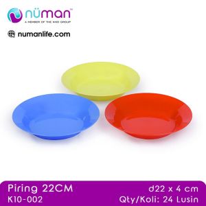 Numan - Piring Makan Plastik 22 cm