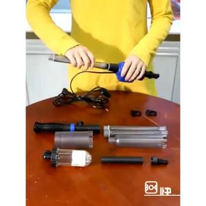 PETCARESMY 220V Aquarium Electric Syphon Operated Fish Sand Washer Vacuum Gravel Water Changer Siphon Filter