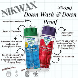 Nikwax Down Wash and Down Proof Set