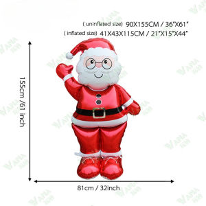 VIVOLILV Bhq FuChristmas Foil Balloons Christmas Tree Christmas Decorations Christmas Banner Balloons