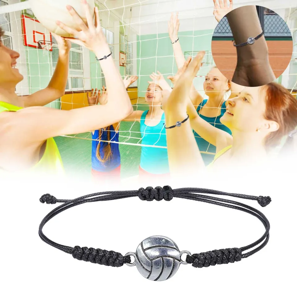 Volleyball charm bracelet hotsell