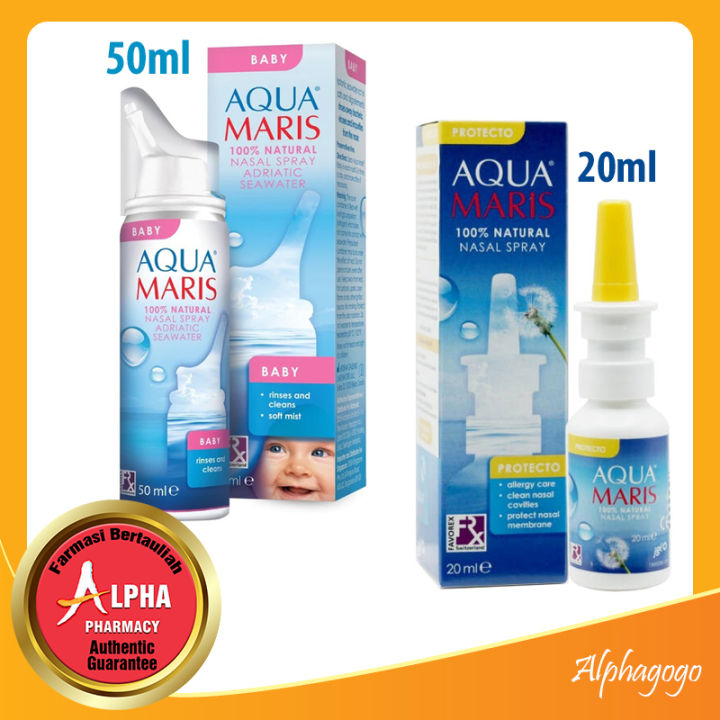 Aqua Maris Baby Nasal Seawater Spray / 100% Air Laut Adriatik Semula ...