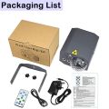 Laser Light Disco Light Led Disco Party Stage Light Sound Activated Projector Lamp With Remote Control Lampu Disco Bilik. 