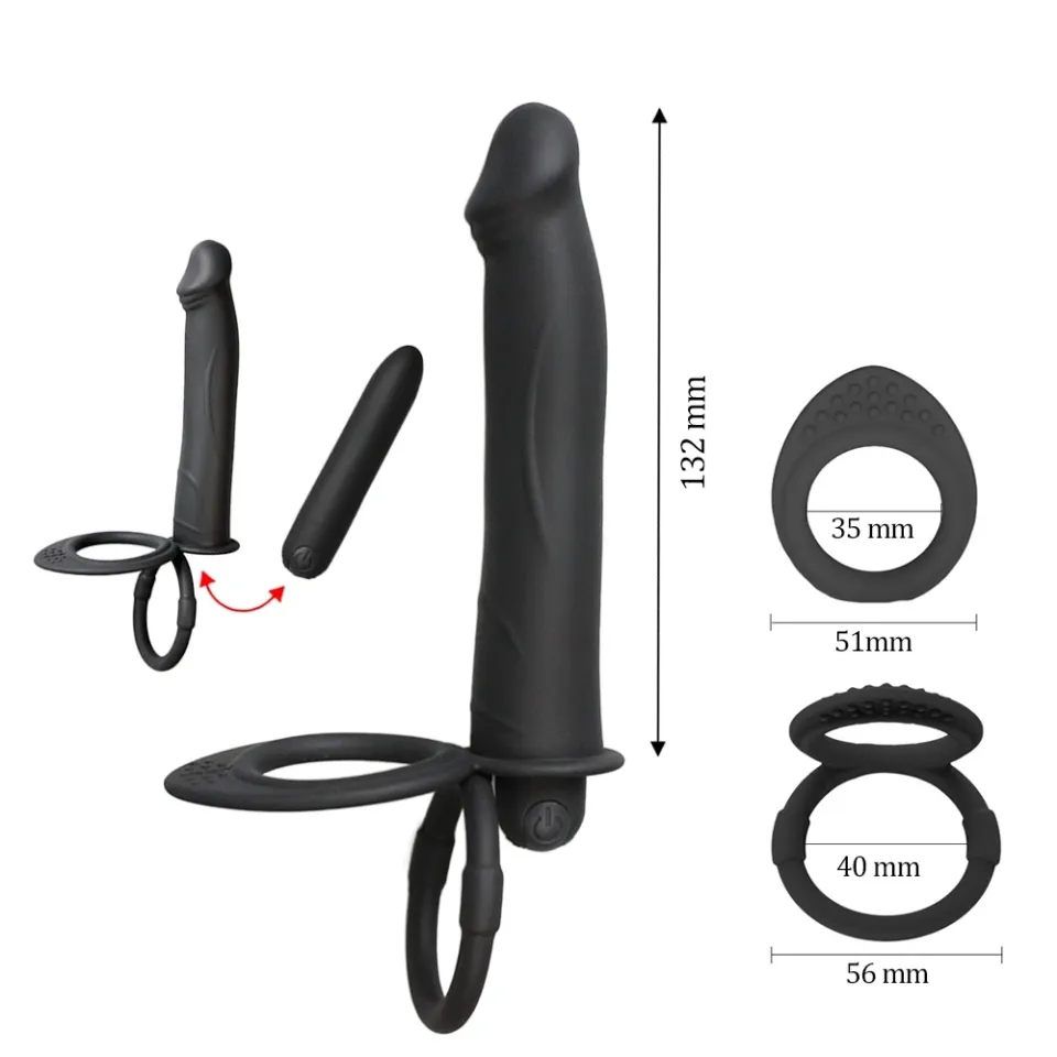 Privacy Delivery] Double Penetration Dildo Penis Vibrator Sex Toys For  Couples Anal Beads Butt Plug Sex Ring G Spot Massager For Men Adults 18+ |  Lazada PH