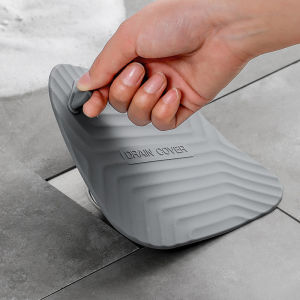ABWBT Silicone Floor Drain Cover 15cm*15cm Sink Strainer Shower Hair Catcher Bathtub Drain Cover