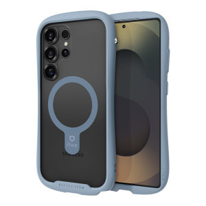 iFace Reflection MagSynq case Galaxy S25 Ultra - Black Beige Pale Blue - Military Grade Protection MagSafe Compatible Signature Ball Design