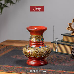 แจกันดอกไม้ไม้จริงสไตล์เอเชียตะวันออกเฉียงใต้ แจกันดอกไม้ประดับตกแต่งบ้านพัก แจกันตกแต่งร้านค้า แจกันตกแต่งโต๊ะ