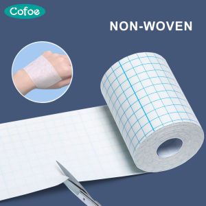 Cofoe Waterproof Medical Tape Transparent Wound Dressing Surgical Tape Roll Gauze Plaster Wide PU Film Band Aids Breathable Medical Plaster Adhesive Tape