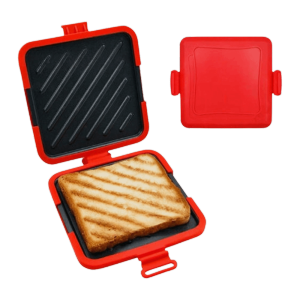 CHUAN Hai  Máy làm bánh sandwich bằng lò vi sóng Có thể tháo rời Làm  nhanh ‌ Chảo nướng Panini Press Loại dùng cho thực phẩm Chống dính Lò nướng bánh mì bằng sóng vi ba Bánh quế nướng