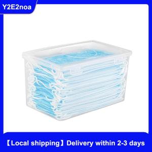 【Local shipping】 Mask Storage Box Wet Tissue Box Baby Wipes Dispenser Holder Household Dust-proof Tissue Box With Lid Kitchen Seal Container