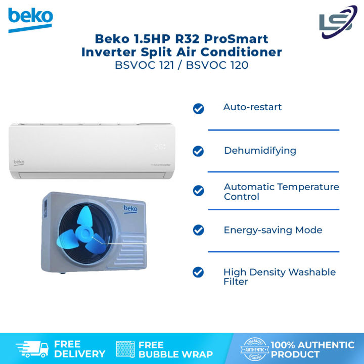 Beko Hp R Prosmart Inverter Split Air Conditioner Bsvoc Bsvoc Auto Restart