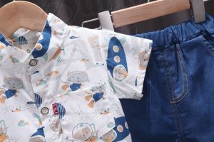 SETELAN KEMEJA ANAK LAKI LAKI KATUN /SET PAKAIAN ANAK PREMIUM