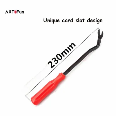 AUTOFun Car Door Panel Removal Tools Audio Trim Removal Kit Auto Nail Puller Door Clip Dash Pry Tool