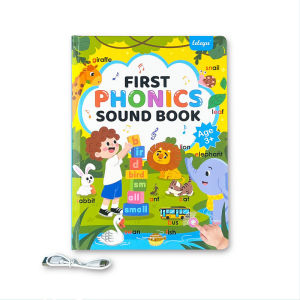 Baby‘s Mommy Interactive English Talking Sound Book Early Educational Phonics Learning Toy USB Rechargeable Preschool Toddler Learning Aid Sturdy Pages For Kids Aged 3 Plus