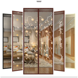 Anti Insect Fly Bug Mosquito Door Curtains Magnetic Door Screen Mesh Net Automatic Closing rideau de porte 90x210cm 100x210cm