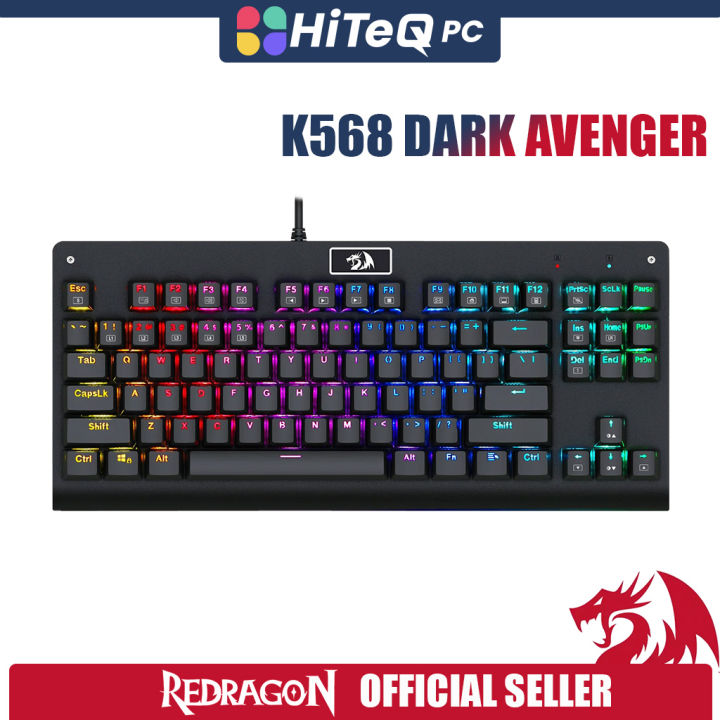 K568 HiteqPC | Redragon K568 Dark Avenger Wired Mechanical Keyboard | Lazada PH