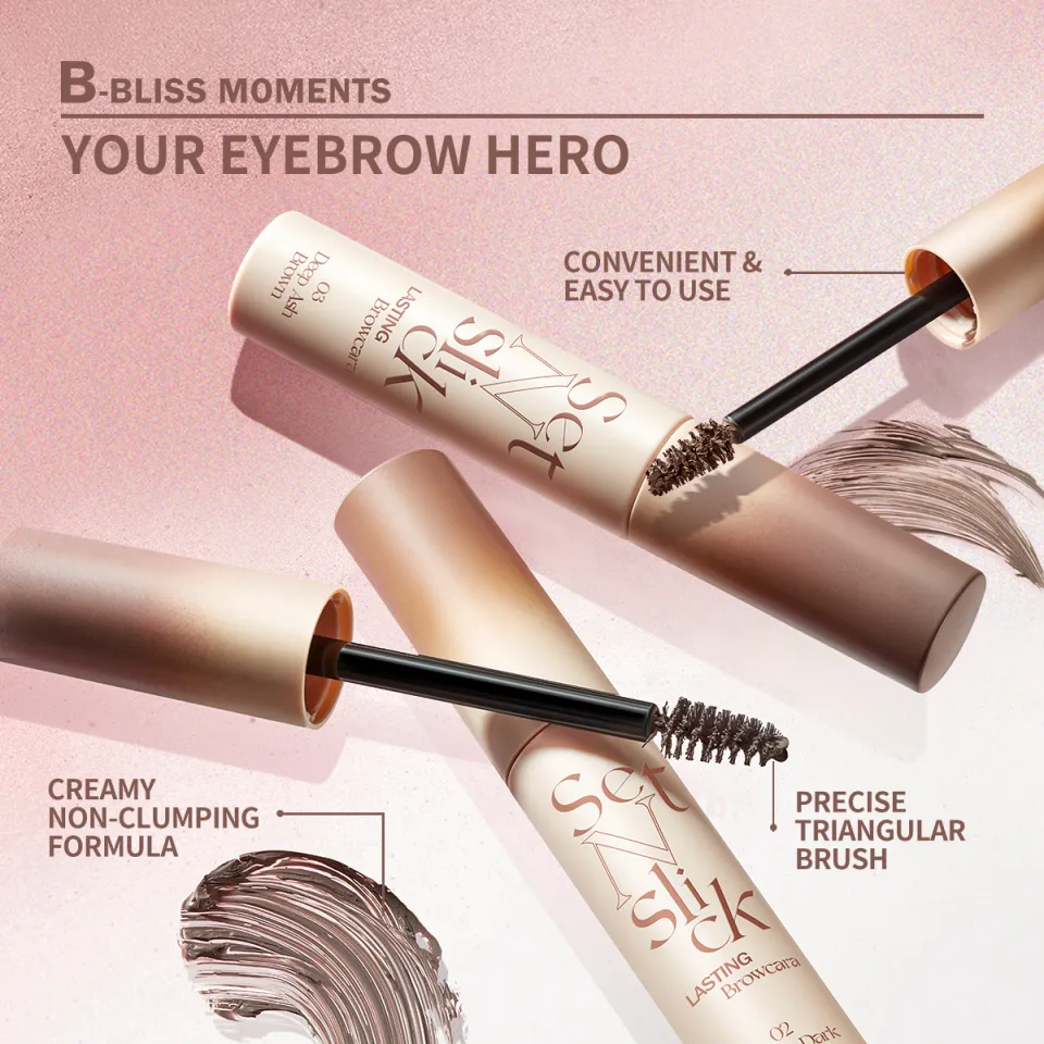 NEW] barenbliss BNB Set N' Slick Lasting Browcara ｜12HR Long Eyebrow &  Mascara Wear, Waterproof｜Buildable, Lightweight, Sweat-proof, Smudge-proof