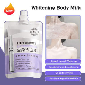 YINBA Incubation Whitening Cream skin whitening body wash whitening shower cream thin smooth whole body whitening skin whitening effective lotion refreshes moisturizes moisturizes non greasy long-lasting body cream 150g