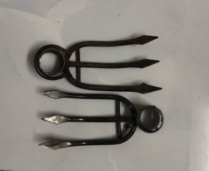 Móc lúa cấy lúa dặm lúa nhổ cỏ bằng thép inox 3 răng và 4 răng