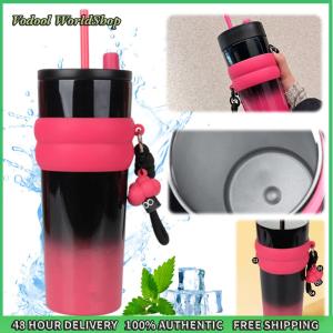 700ml Colorful Gradient Space Water Bottle Stainless Steel Insulated Drink Bottle for Fitness and Travel