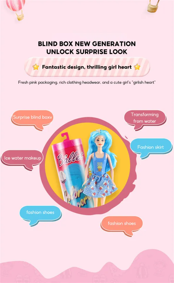 Surprise Doll Surprise Blind Box Dress Up Doll Water-soluble Color